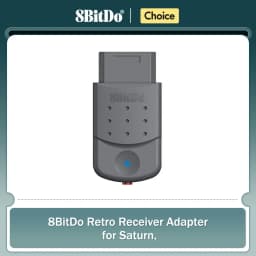 8BitDo Retro Receiver Adapter for Saturn, Windows 11/ 12, Compatible with Xbox Series, Xbox One, Switch Pro, PS5, PS4 Controller