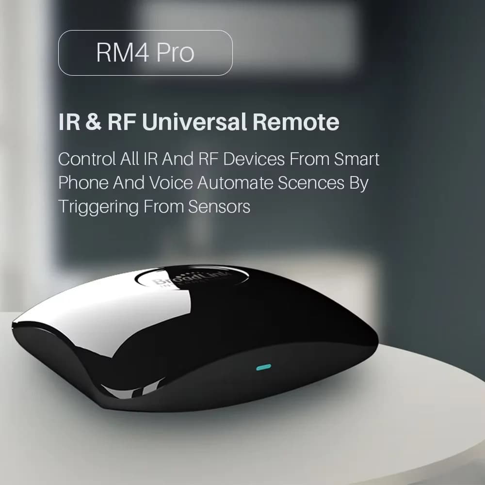 Broadlink RM4 PRO With EU/UK/US Plug IR RF wifi UNIVERSAL Remote Control Hub Smart Home Automation TV AC Fan Compatible