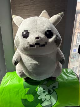 Pokemon Initial Pikach Plush Pixel Pikachu Stuffed Doll Anime Hobbies Toys Adorably Home Decor Toys Anime Doll Birthday Gifts