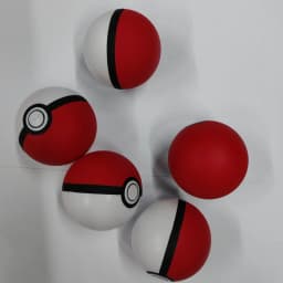 10pcs/set Cartoon Pokemon Anime Poke Ball Squeeze Toy Bouncing Ball Kawaii Poke Ball Toy