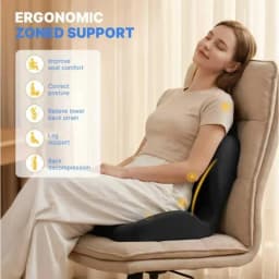 Ergonomic Coccyx Seat Pad Memory Foam Cushion Sciatica Pain Relief Posture Correction Mat for Home Office Car Wheelchair