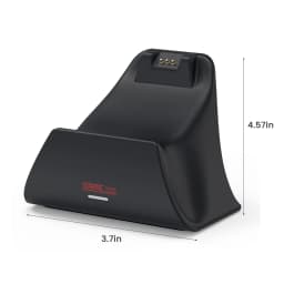 Gamepad Charger Dock Compatible for Switch 2 Pro Controller Controller Charging Dock Charging Stand W/ LED Indicator & Adapter