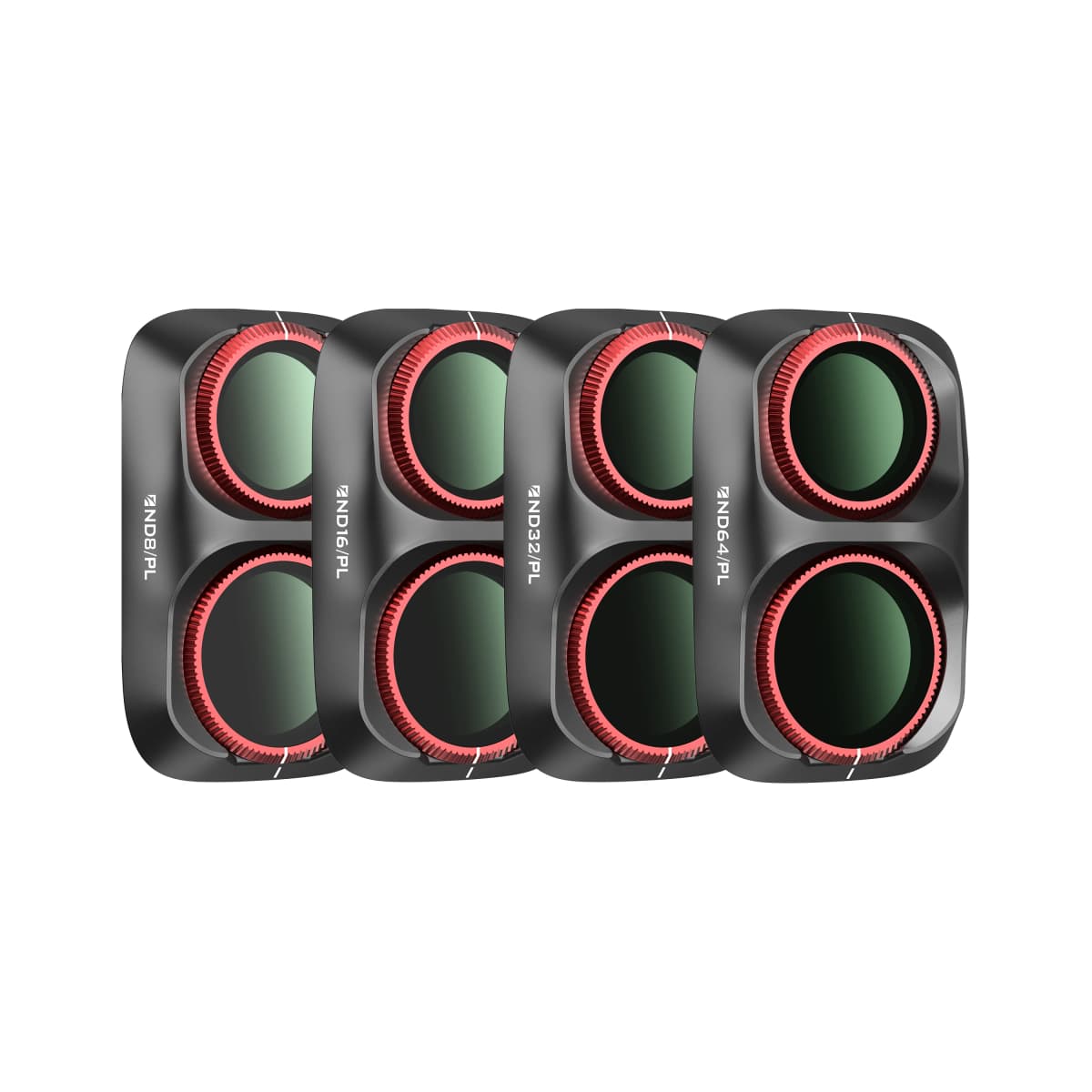 Freewell 4 Pack Filter Kit, White Black Options, ND/PL, LPR, Glow Mist, CPL Filters for DJI Osmo Pocket 4P ＆ Xtra Muse 2 Pro