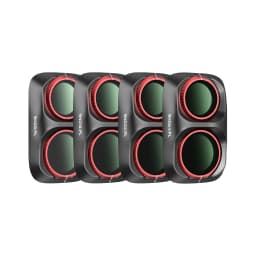 Freewell 4 Pack Filter Kit, White Black Options, ND/PL, LPR, Glow Mist, CPL Filters for DJI Osmo Pocket 4P ＆ Xtra Muse 2 Pro