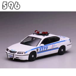 596 1/64 Chevrolet Impala River Fire Department Yukon Caimaro NYPD Car Alloy Motor Vehicle Diecast Metal Model Kids Toys Boys