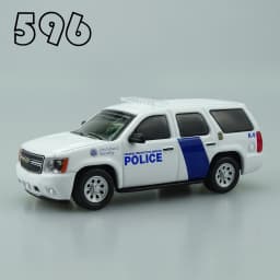 596 1/64 Chevrolet Impala River Fire Department Yukon Caimaro NYPD Car Alloy Motor Vehicle Diecast Metal Model Kids Toys Boys