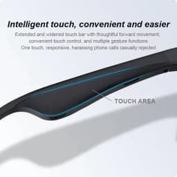 Lenovo 2400MP AI Remote Control Smart Recording Camera Glasses Voice Assistant Translator Wireless Bluetooth óculos inteligente