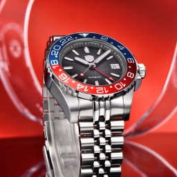 2026 RollsTimi New Men's Watches Luxury GMT Automatic Watch For Men Mechanical Wristwatch AR Sapphire Mirror Luminous Clock NH34