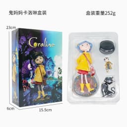 20cm Coraline Figure Coraline & The Secret Door Figures Wybie Action Figurine Pvc Statue Model Doll Decoration Toy Birthday Gift