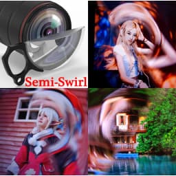 KnightX Hand Swirl Prism Special Effects Lens Filter for Camera for Portrait Landscape Photography Canon STAR ND Mobile Phone