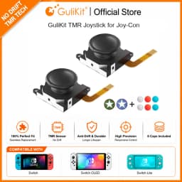 GuliKit TMR Sensing Joystick for JoyCon Replacement No Drifting Stick for Nintendo Swicth/OLED/Lite Game Accessories Repair