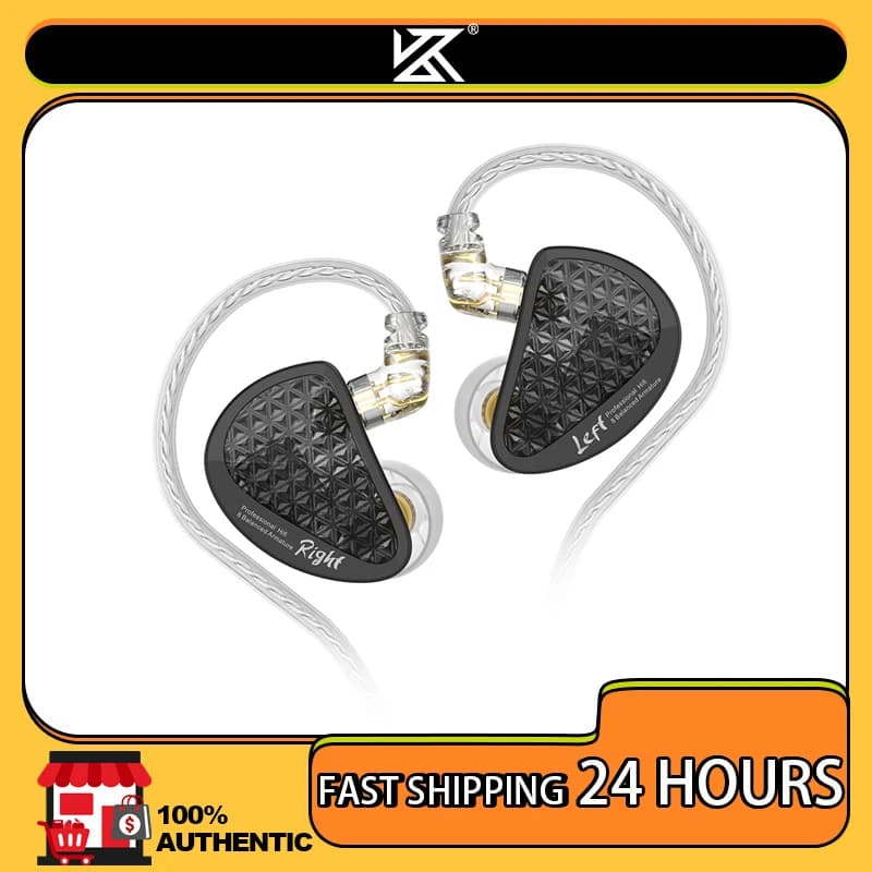 KZ AS16 Pro In Ear Wired Earphones 16BA Balanced Armature HIFI Bass Monitor Headphones Noise Cancelling Earbuds Sport Headset