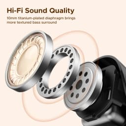 UGREEN Dots Wireless Earbuds Bluetooth 6.0 in Ear Buds Light Weight Headphones,Deep Bass Sound, 35H Play, Earphones With APP
