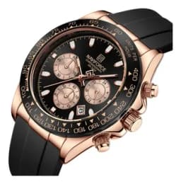 NAVIFORCE Casual Men's Watch Waterproof Sports Quartz Clock Silicone Strap Chronograph Luminous Wristwatches Relogio Masculino