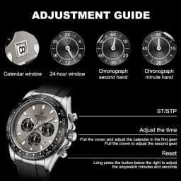 NAVIFORCE Casual Men's Watch Waterproof Sports Quartz Clock Silicone Strap Chronograph Luminous Wristwatches Relogio Masculino