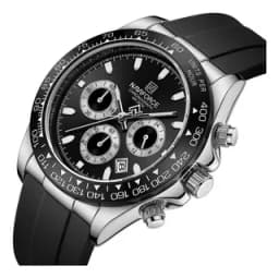 NAVIFORCE Casual Men's Watch Waterproof Sports Quartz Clock Silicone Strap Chronograph Luminous Wristwatches Relogio Masculino