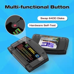 EPICJOY SummerCart 64 SC64 Open Source Game Card N64 with Built-in Emulator For N64 Console Gift 32GB TF Card 5400 Games
