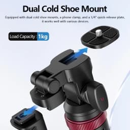 Ulanzi MT-78 Quick-Release Tripod for Camera Smartphone Fill Light Max1.85m Tripod Selfie with Remote Control
