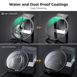 K&F Concept MRC UV Filter 67mm 77mm 82mm Ultra Low Reflection Nano-X 37mm 40.5mm 43mm 46mm 49mm 52mm 55mm 58mm 62mm
