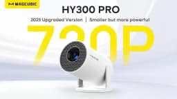 Magcubic Projector HY300 PRO 8K Android 14 Dual Wifi6 290ANSI Allwinner H726 BT5.4 1080P 1280*720P Home Cinema Outdoor Projetor