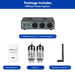 AIYIMA T1 PRO Vacuum Tube Preamplifier Amplifiers Home Audio RCA Bluetooth Input Bass Treble Control HiFi Stereo AUX 12V Trigger