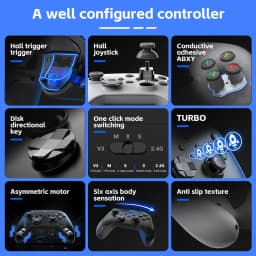 New G6 Wireless Controller Comes With a Dual Hall Joystick and a Back Button, Supporting Switch Computers, Android, iOS
