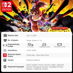 Nintendo Switch 2 Donkey Kong Bananza Juegos Games Deals 100% New Original Physical Game Card Support 1-2 Players for Switch 2
