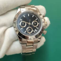 Sapphire Crystal Men's Watch Beat Quartz Chronograph 50M Waterproof Swimming Business Watches Men 316L Clock