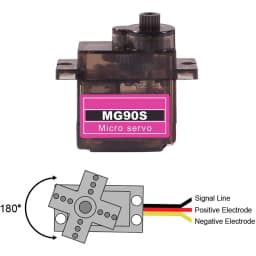 MG90S Servo 9g 5/10/20/50 Pcs All Metal Gear 9g SG90 Upgraded Version For Helicopter Plane Boat Car MG90 9G Trex 450 RC Robot