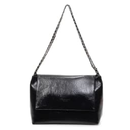 Simple Versatile Pu Leather Shoulder Bags for Women Large Capacity Ladies Chain Work Tote Bag College Style Girls Class Handbags