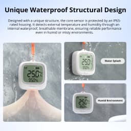 SONOFF SNZB-02WD IP65 Zigbee LCD Smart Temperature Humidity Sensor Waterproof Work with Alexa Google Home Need Sonoff Zigbee Hub