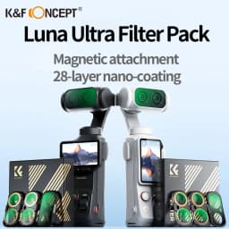 K&F CONCEPT ND Filters for Insta360 Luna Ultra Magnetic Filter UV CPL Black Mist 1-4 Variable Neutral Density Lens Filters
