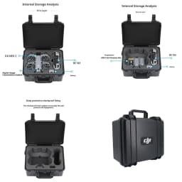 Suitable for DJI NEO2 Protective Case, DJI NEO2 Fly More Combo Carrying Case, Handheld Drone Bag