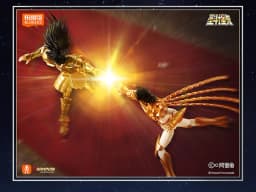 BLOKEES Saint Seiya Beyond Edition Gemini SAGA Phoenix Ikki Draco Purple Dragon Capricorn Shura Cancer Assembly Model Toys Gifts