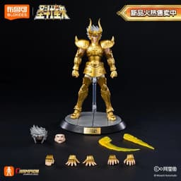BLOKEES Saint Seiya Beyond Edition Gemini SAGA Phoenix Ikki Draco Purple Dragon Capricorn Shura Cancer Assembly Model Toys Gifts