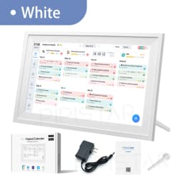 15.6 Inch WiFi Digital Family Calendar Smart Touchscreen Chore Chart Wall Desk Mountable Planner Schedules Digital Calendar