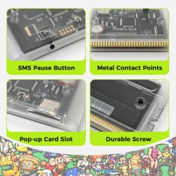 Mega EverDrive V3 Pro 3000 in 1 Flash Cartridge for Sega Genesis / Mega Drive, Retro 16Bit Game Card with Free 4GB TF Card