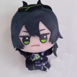 Twisted-Wonderland 10cm Riddle Rosehearts Cotton Doll - Chibi Stuffed Toy Print Keychain Pendant Gift