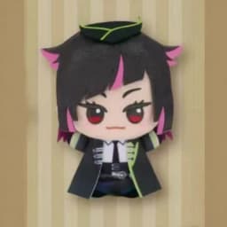 Twisted-Wonderland 10cm Riddle Rosehearts Cotton Doll - Chibi Stuffed Toy Print Keychain Pendant Gift