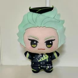 Twisted-Wonderland 10cm Riddle Rosehearts Cotton Doll - Chibi Stuffed Toy Print Keychain Pendant Gift