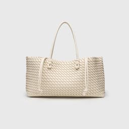 Fashion Design Woven Shopper Bag Top Handle Tote Bag Solid Color Women's Handbags Daily Shoulder Bags Commuter Clutch Purse Sac