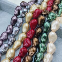 Baroque Pearl Irregular Straight Hole Pearl Cross-border Popular DIY Bead Necklace Irregular Shaped Shell Pearl