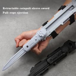 Assassin's Sleeve Sword Retractable Rotatable Blade Toy Child Toy Interactive Cosplay Props Game Toy Birthday Party Gift