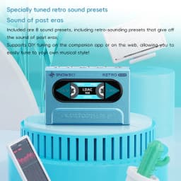 Snowsky/FiiO RETRO NANO Bluetooth DAC and Headphone Amplifier, LDAC/aptX Adaptive/aptX LL with 3.5mm/4.4mm