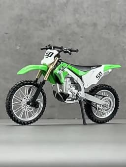 1:12 Kawasaki KX450 Toy Motorcycle Models Alloy Diecast Ninja 400 Motorbikes Shock Absorption Rubber Tires Model Toys Child Gift
