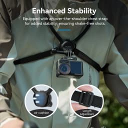 TELESIN Phone Action Camera 2 in 1 Neck Hold Mount for GoPro Insta360 DJI OSMO Action Universal Action Camera Phone Accessories