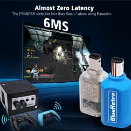 RetroScaler BlueRetro Wireless Controllers Adaptor For NGC GameCube Console to PS3 PS4 PS5 Switch Pro Gamesir T4 Pro Contorller