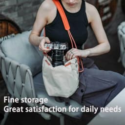 PGYTECH OneGo Drawstring Bag Mirrorless Camera Bag SLR Storage Lens Shoulder Bag Camera Case For Fujifilm Canon Sony Nikon