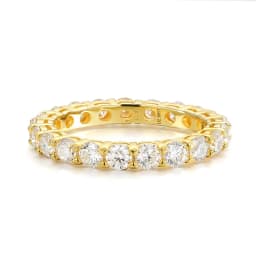 Smyoue 3/3.5/5mm Rose Gold Color All Moissanite Rings for Women Sparkling Wedding Ring 925 Sterling Silver Classic Jewelry Bands