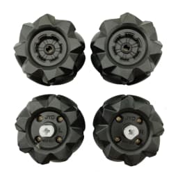 Technical MOC EV3 Mecanum Wheels 4WD Electric Building Block RC Vehicle Universal Omnidirectional Tires EV3 Educational Toys